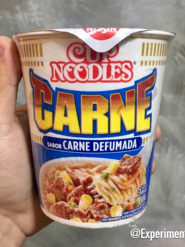 Nissin Cup Noodles sabor Carne