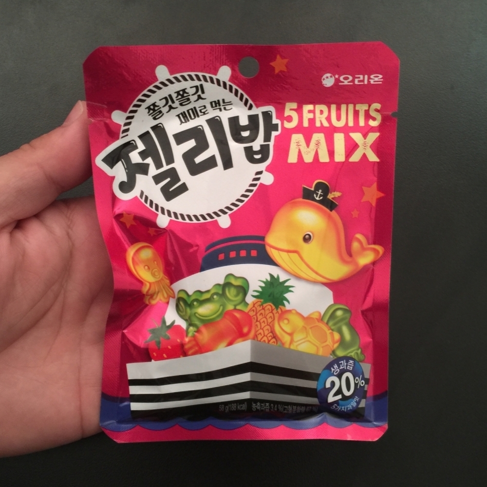 Bala de Gelatina 5 fruits mix