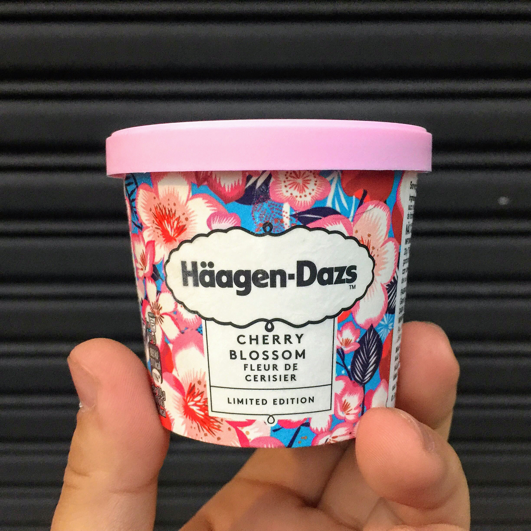 Häagen-Dazs Edição Limitada sabor Flor de Cerejeira