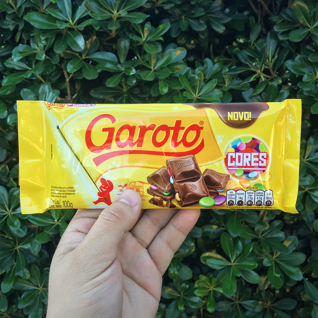 Garoto Chocolate Cores (Lançamento 2018)
