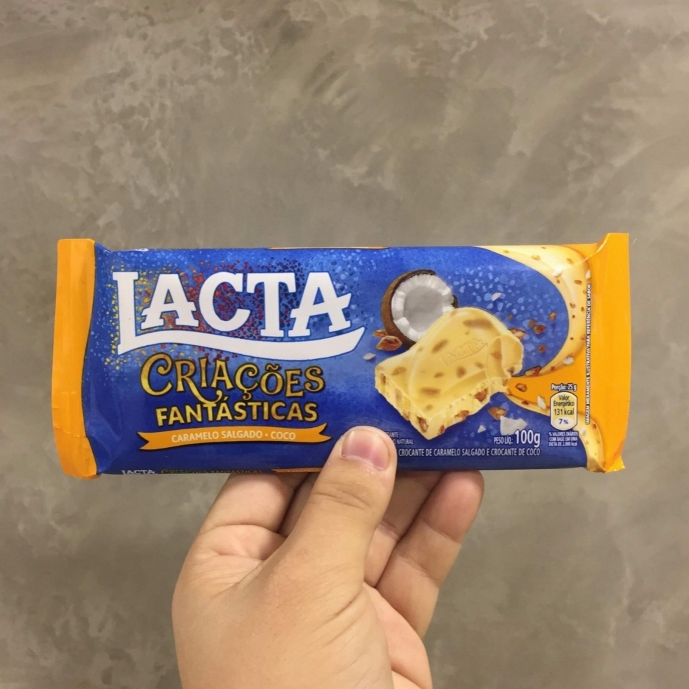 Lacta Criações Fantásticas – Caramelo Salgado e Coco (Lançamento 2018)