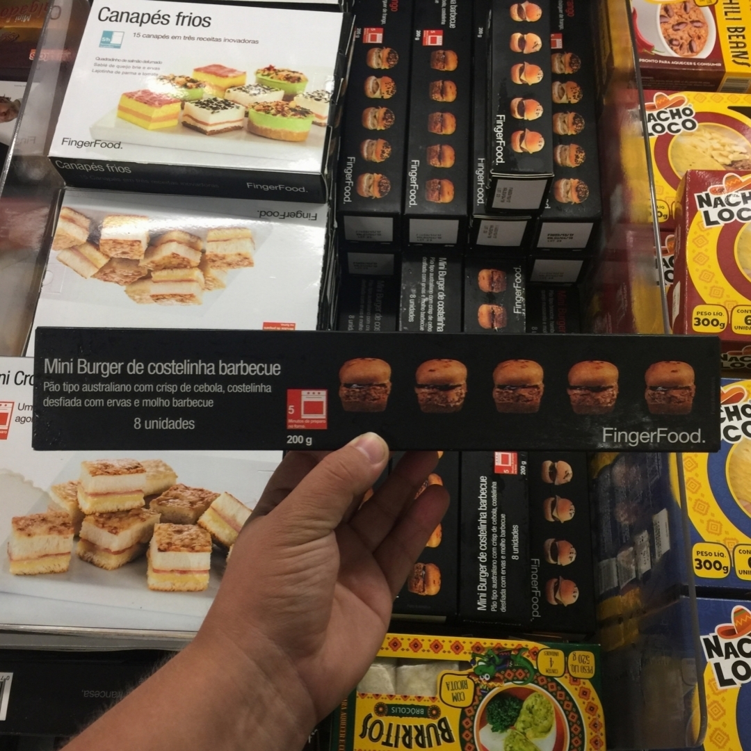 Mini Burger de Costelinha Barbecue