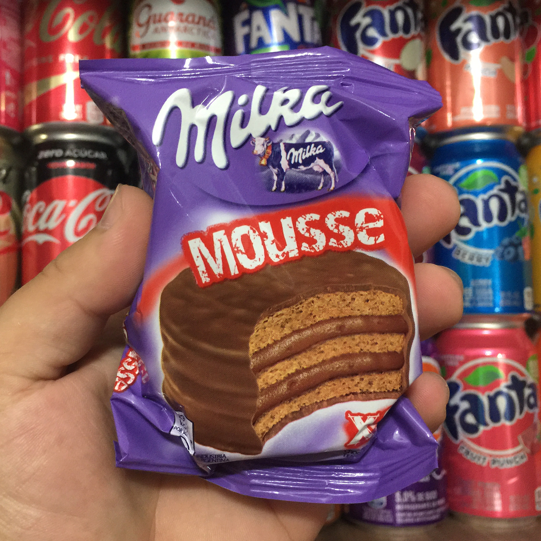 Alfajor de mousse da Milka! 😋