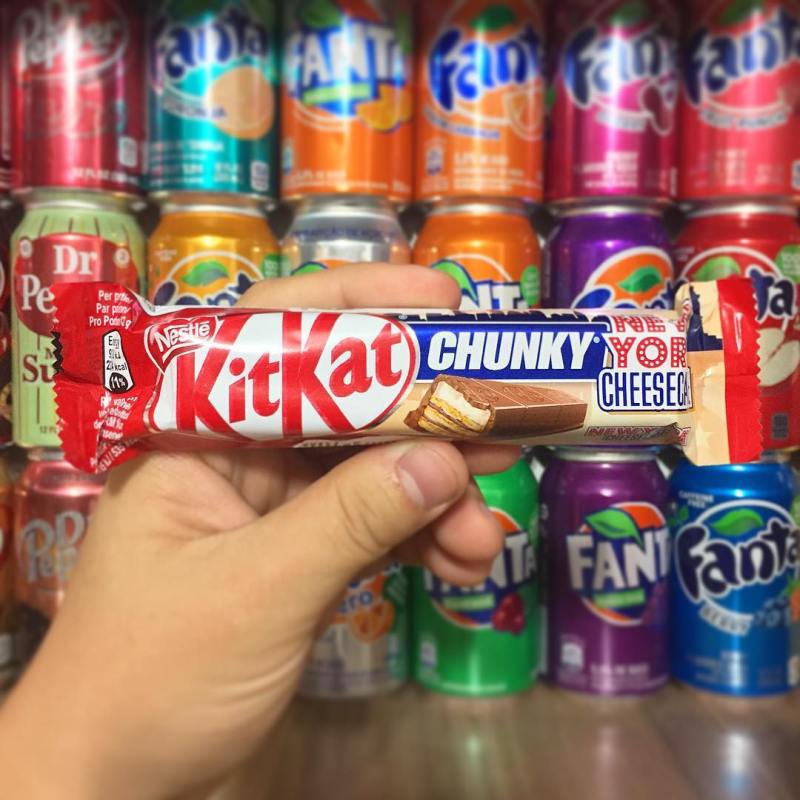 🇺🇸🇧🇷KitKat de CHEESECAKE