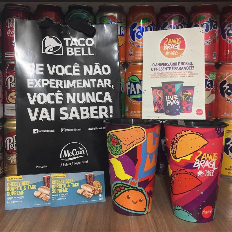 Recebidos Taco Bell (Aniversário 2 anos de Taco Bell no Brasil)