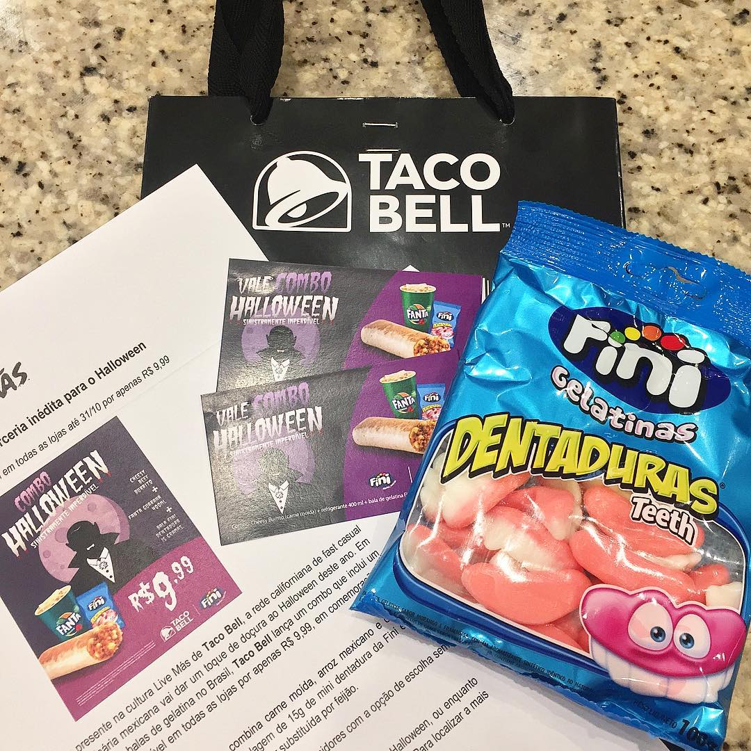 Recebidos Taco Bell Halloween