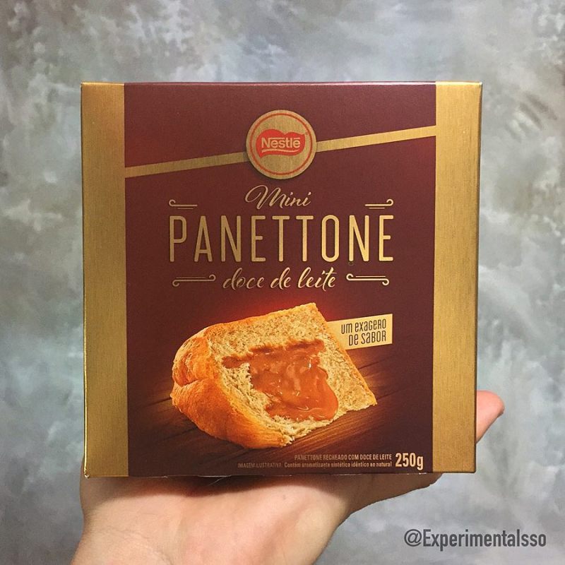 😋👌 Mini Panettone de doce de Leite da Nestlé! 😌