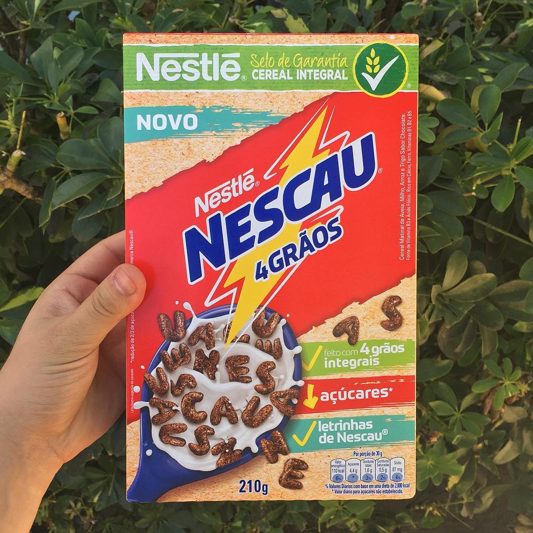 Cereal Nescau 4 Grãos (Lançamento 2018)
