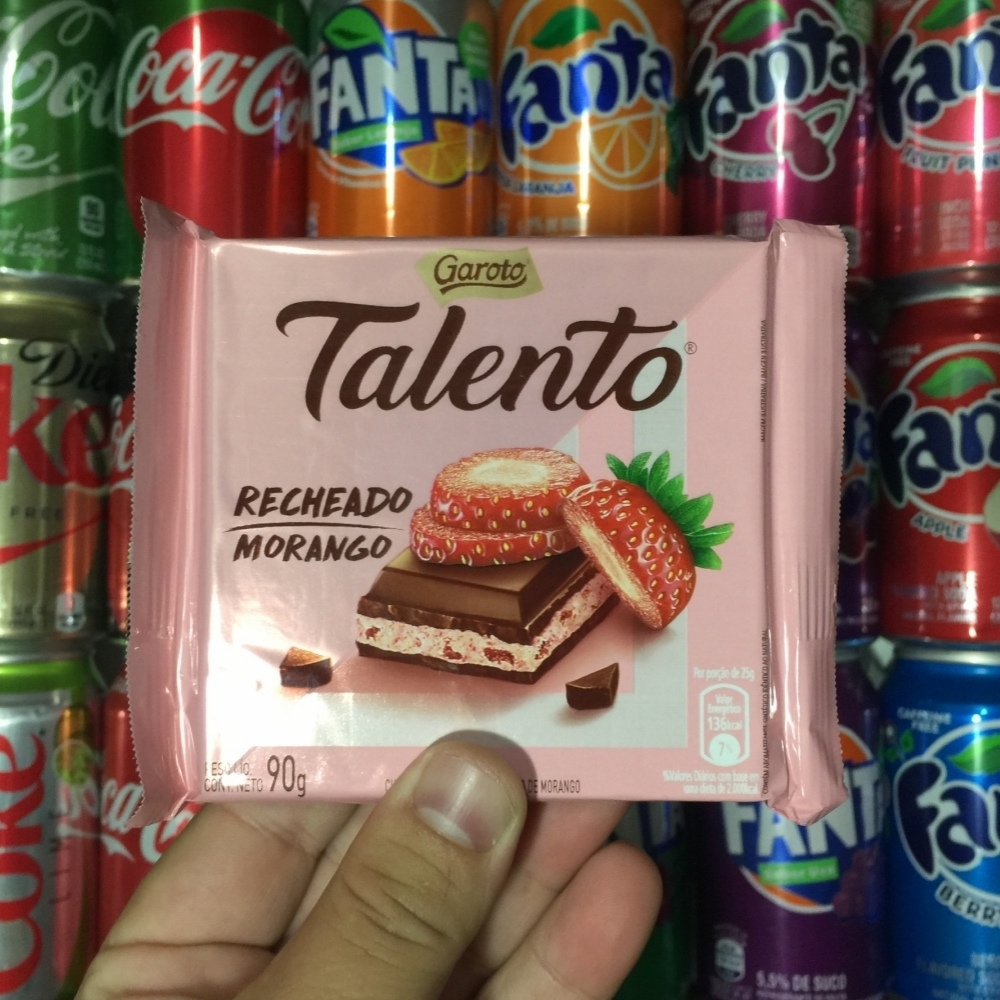 Talento Recheado Morango