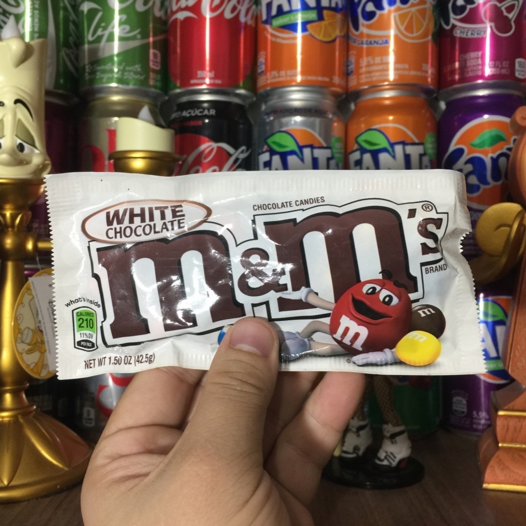 M&Ms White Chocolate (Chocolate Branco) – @ExperimentaIsso