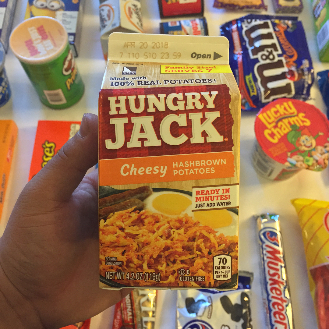 Hungry Jack Cheesy Hashbrown Potatoes!