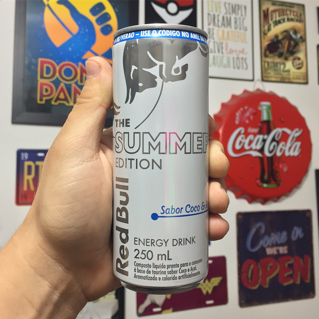 🇧🇷Red Bull Summer Edition 2018 (sabor Coco & Açaí)