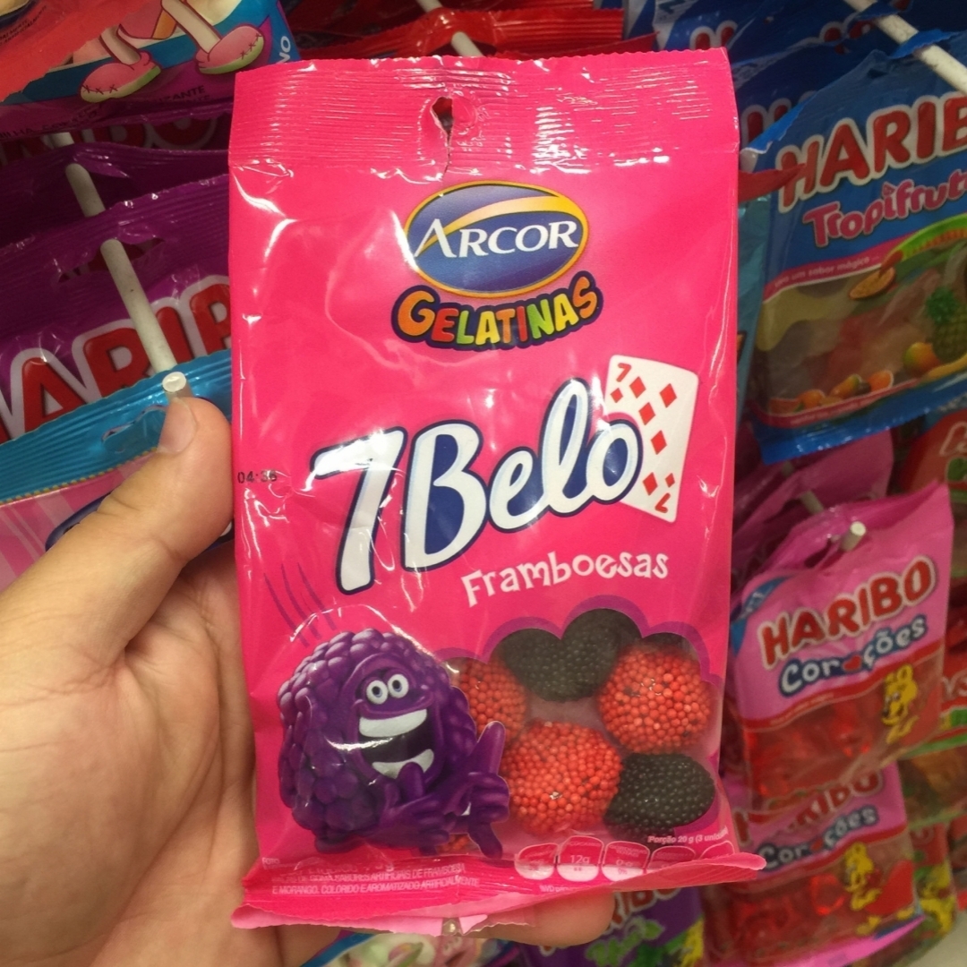 Arcor Gelatinas – 7Belo Framboesas