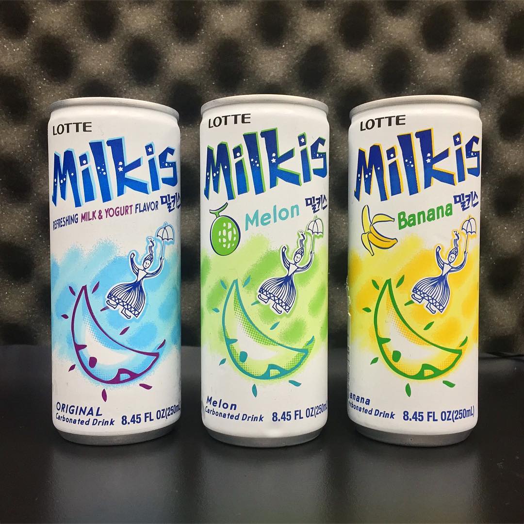 Refrigerante de Leite (Lotte Milkis)