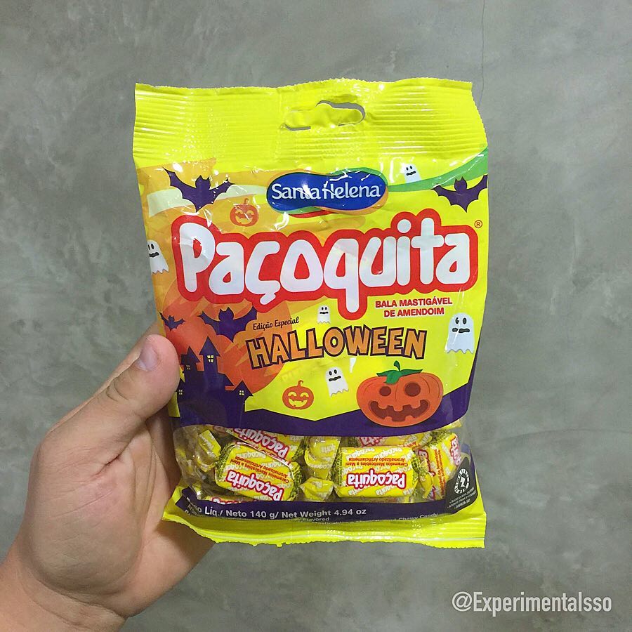 Bala de Paçoquita Edição Halloween 2018