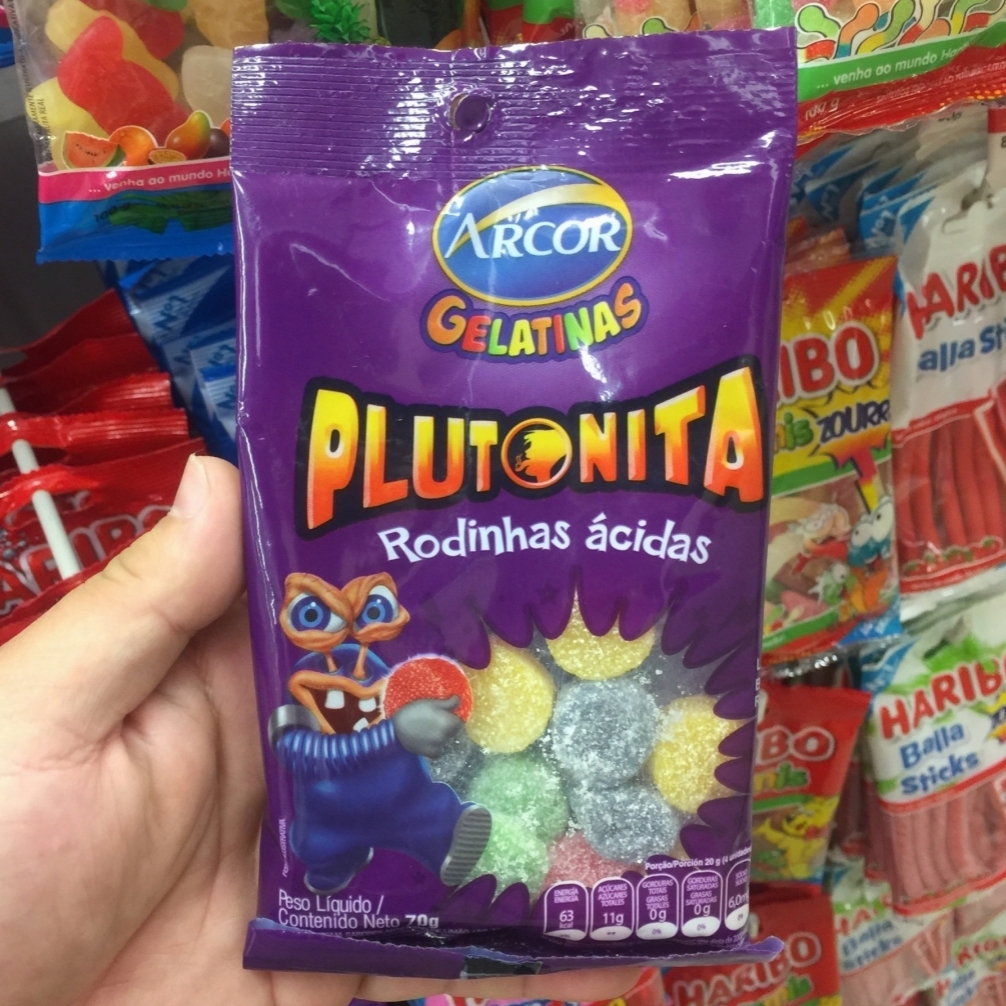 Arcor Gelatinas Plutonita Rodinhas Ácidas