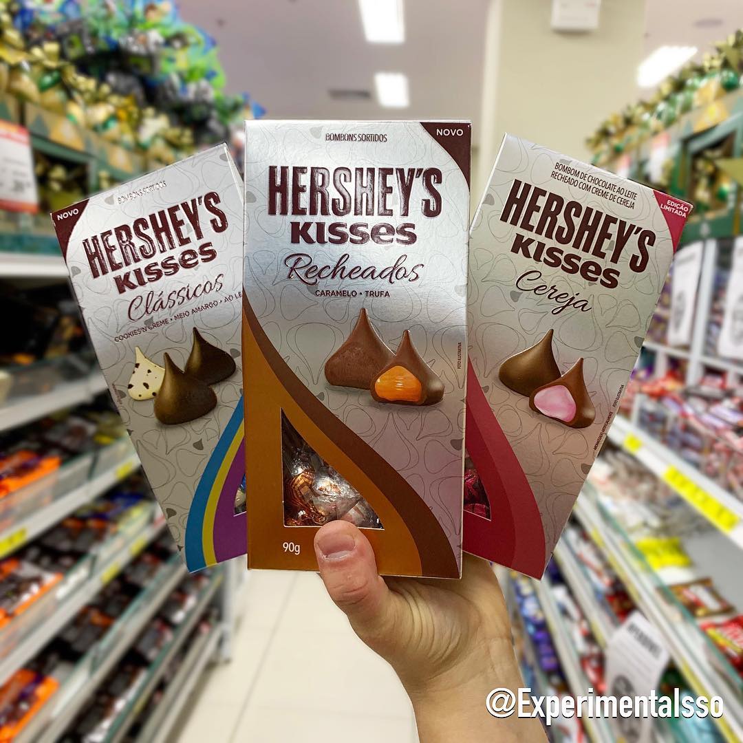🇧🇷Novos Hershey's Kisses 😘 – @ExperimentaIsso