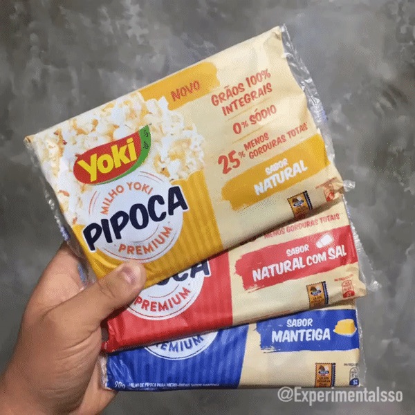 Pipoca Yoki Premium de Microondas