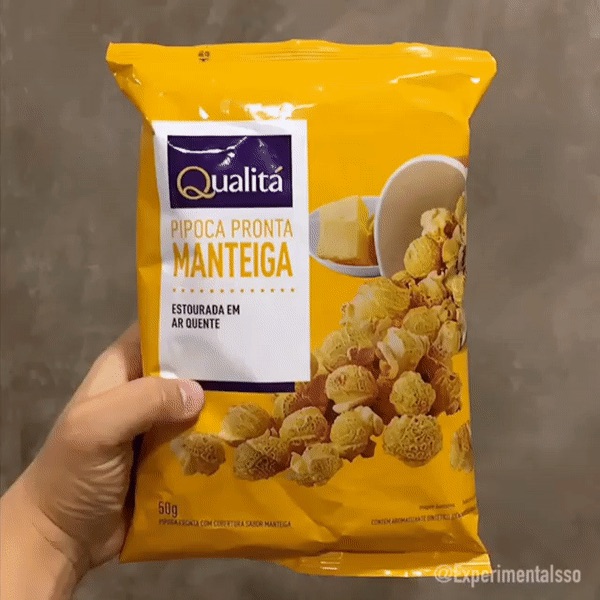 🍿🍿🍿Pipoca Pronta sabor Manteiga 😍😍😍