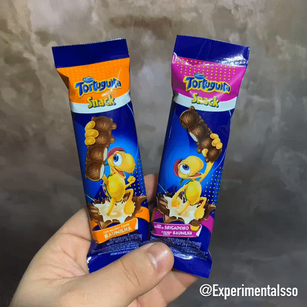 🇧🇷Tortuguita Snack Baunilha e Brigadeiro