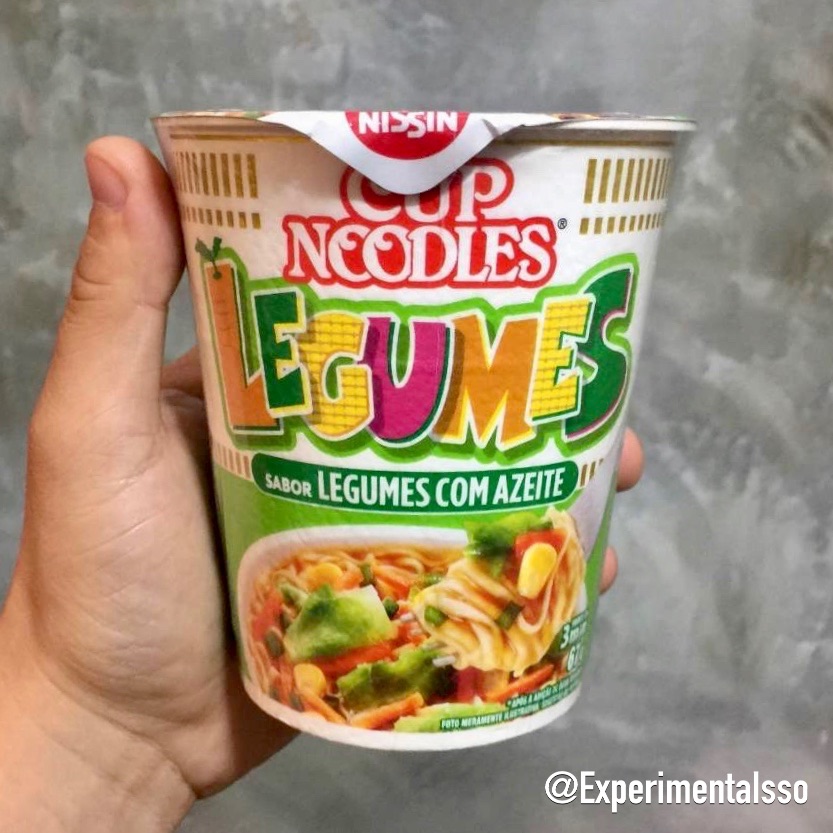 Nissin Cup Noodles sabor Legumes