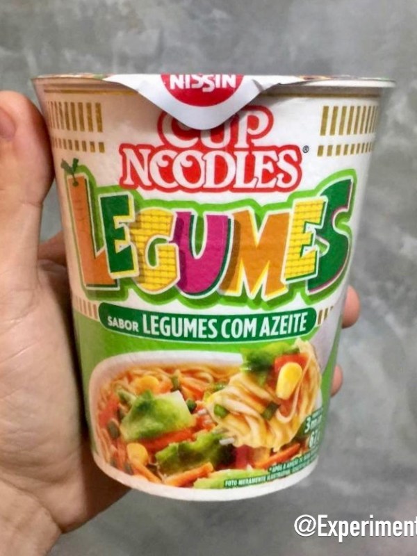 Nissin Cup Noodles sabor Legumes
