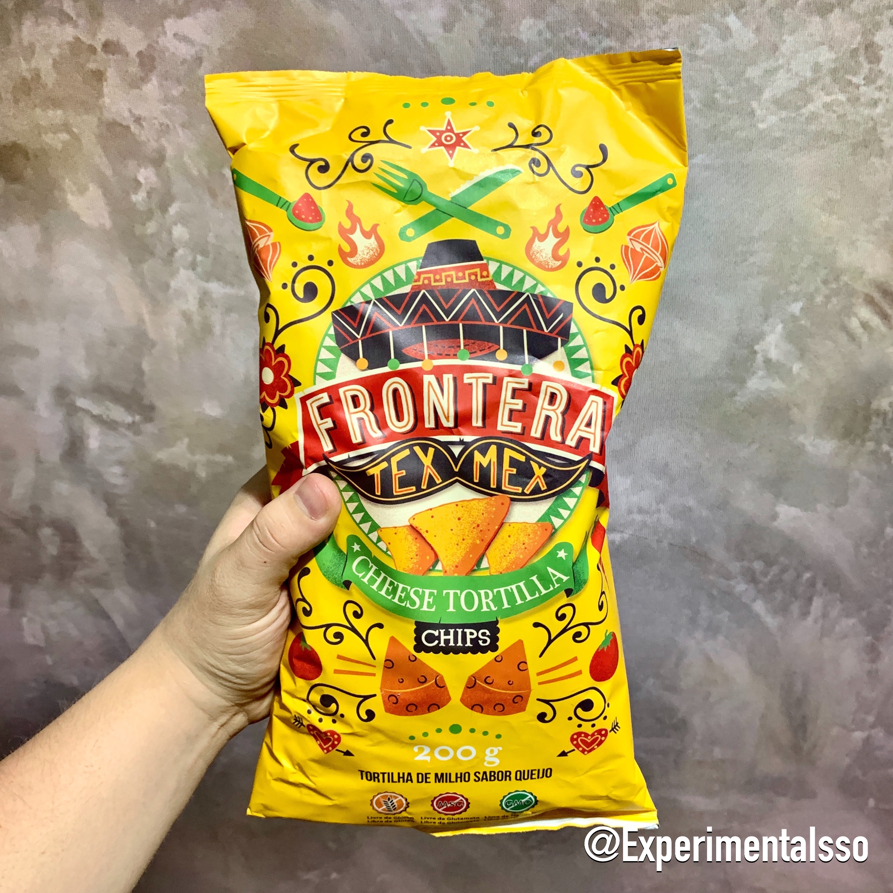 🇧🇷Frontera Tex Mex Cheese Tortilla Chips sabor Queijo