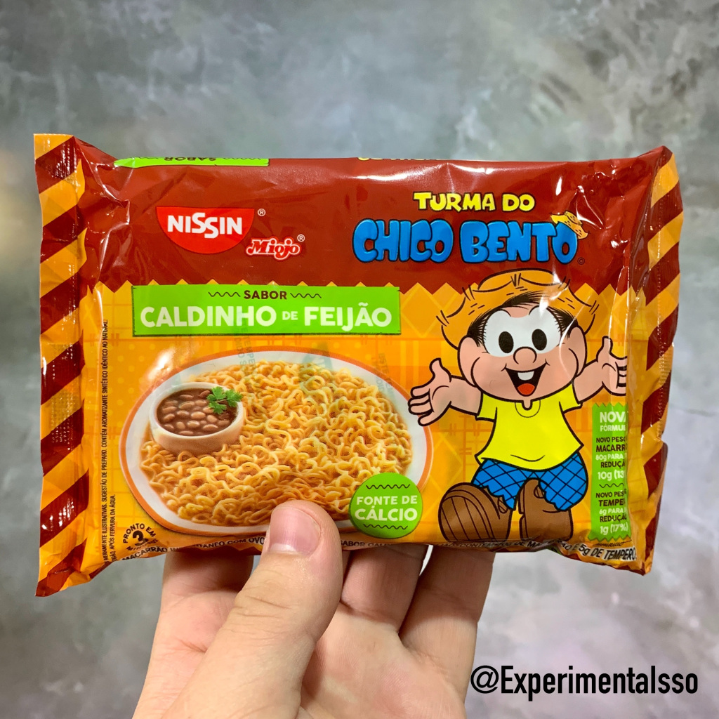 🇧🇷Miojo sabor Caldinho de Feijão do Chico Bento☺️