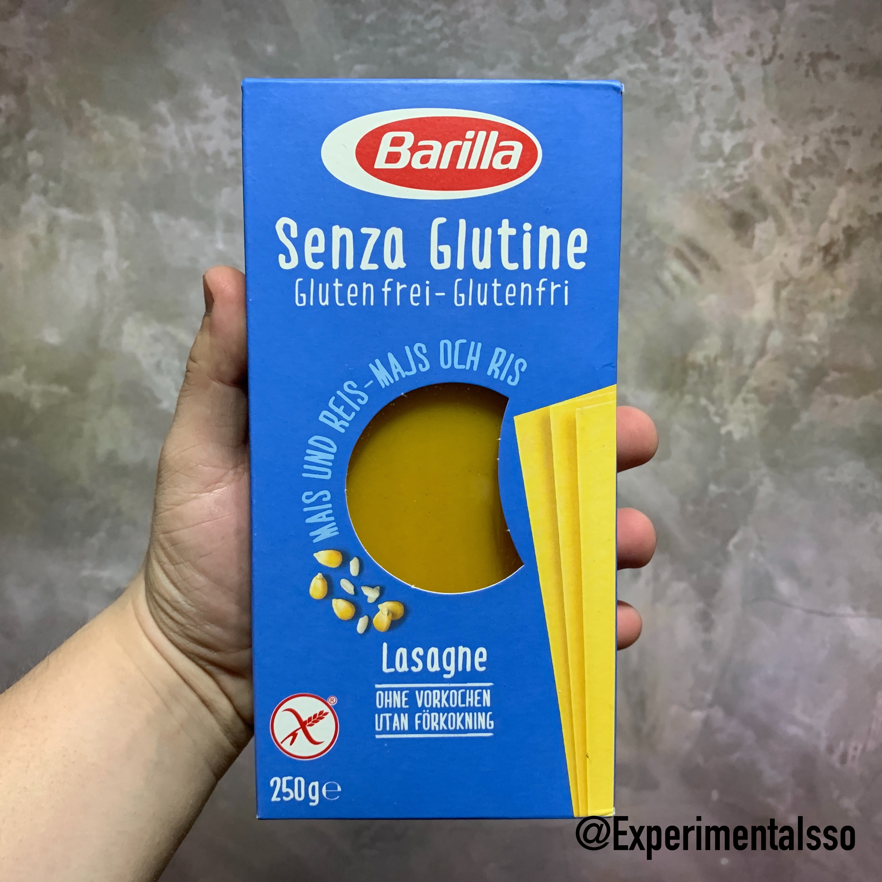 🇧🇷Barilla Sem Glúten (Massa para lasanha)