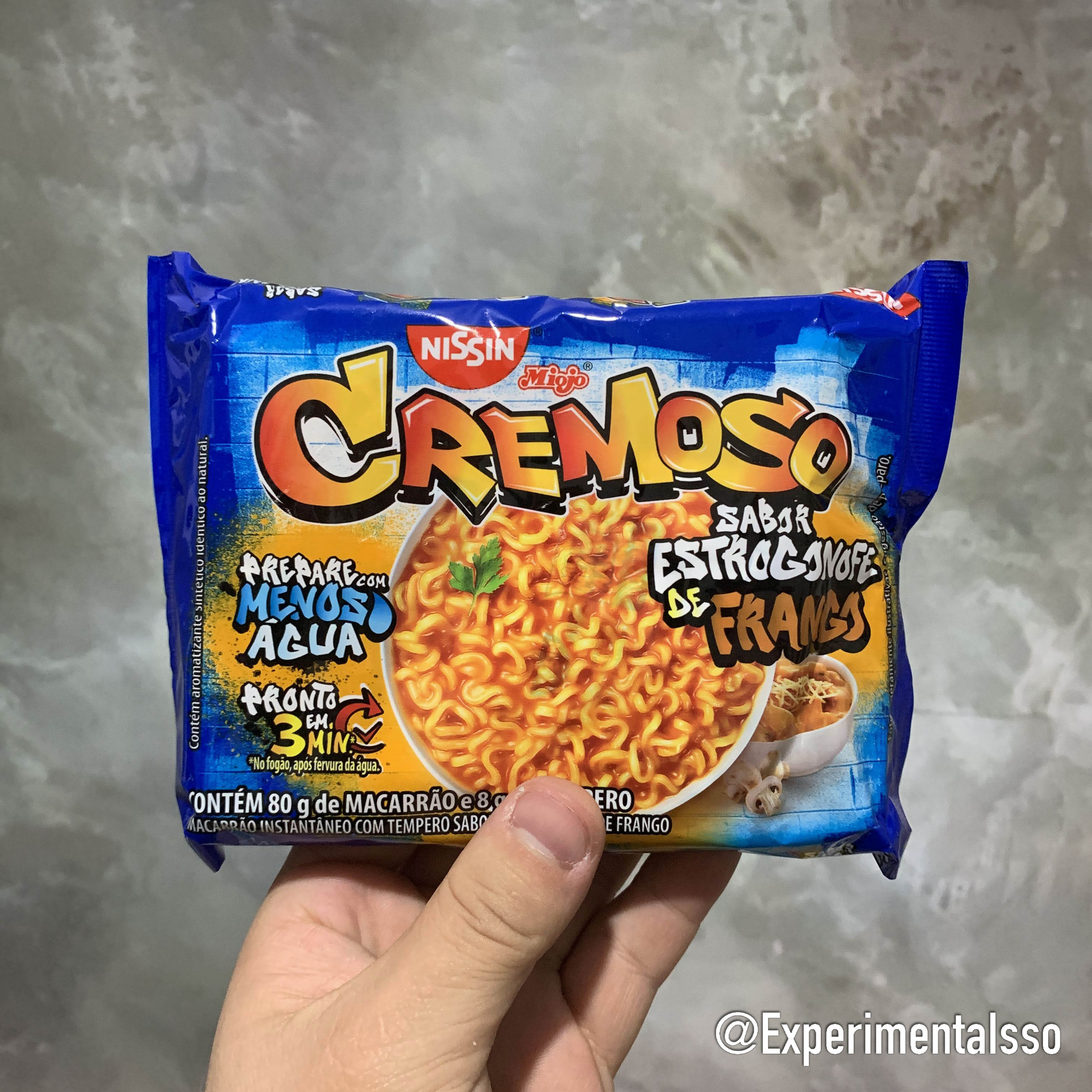 🇧🇷Nissin Miojo Cremoso sabor Estrogonofe de Frango