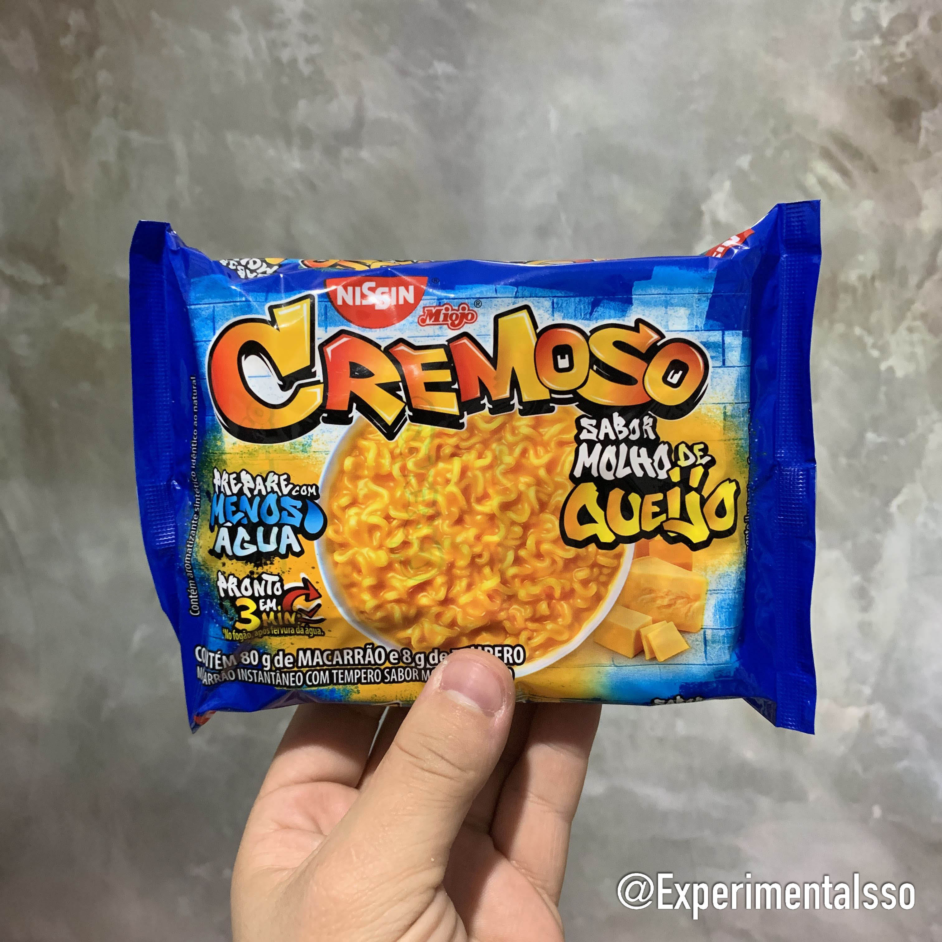🇧🇷Nissin Miojo Cremoso sabor Molho de Queijo