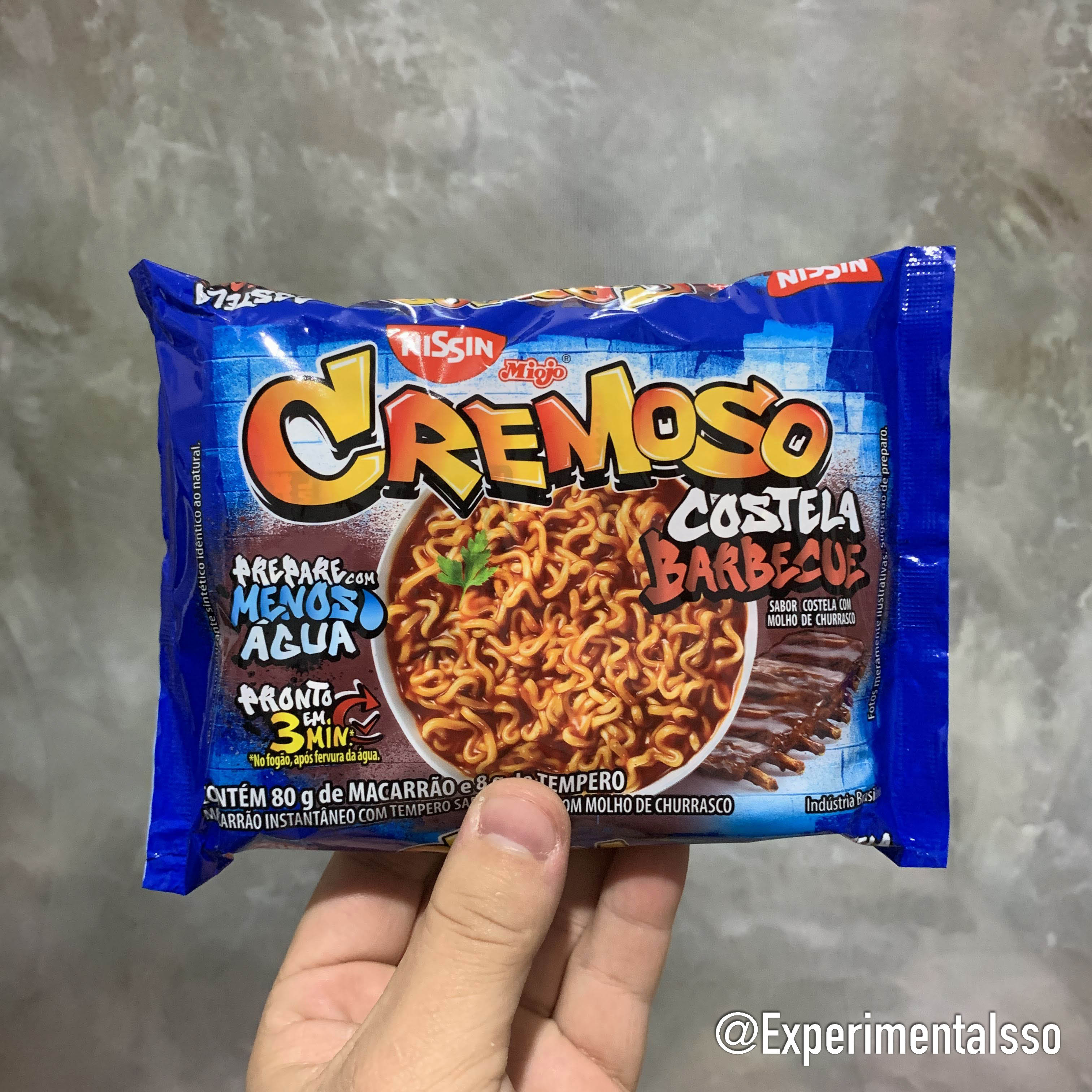 🇧🇷Nissin Miojo Cremoso sabor Costela Barbecue