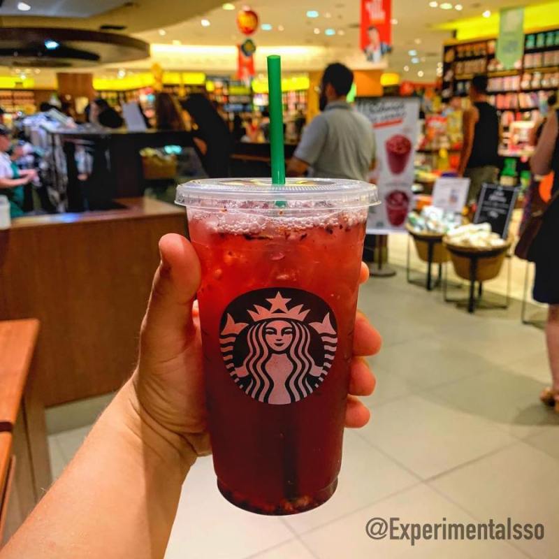 🇧🇷Chá Preto com Limonada e Blueberry do Starbucks!👌👌👌