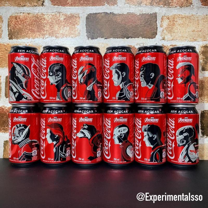 🇧🇷Coca-Cola Zero Acúcar dos Vingadores 🎬