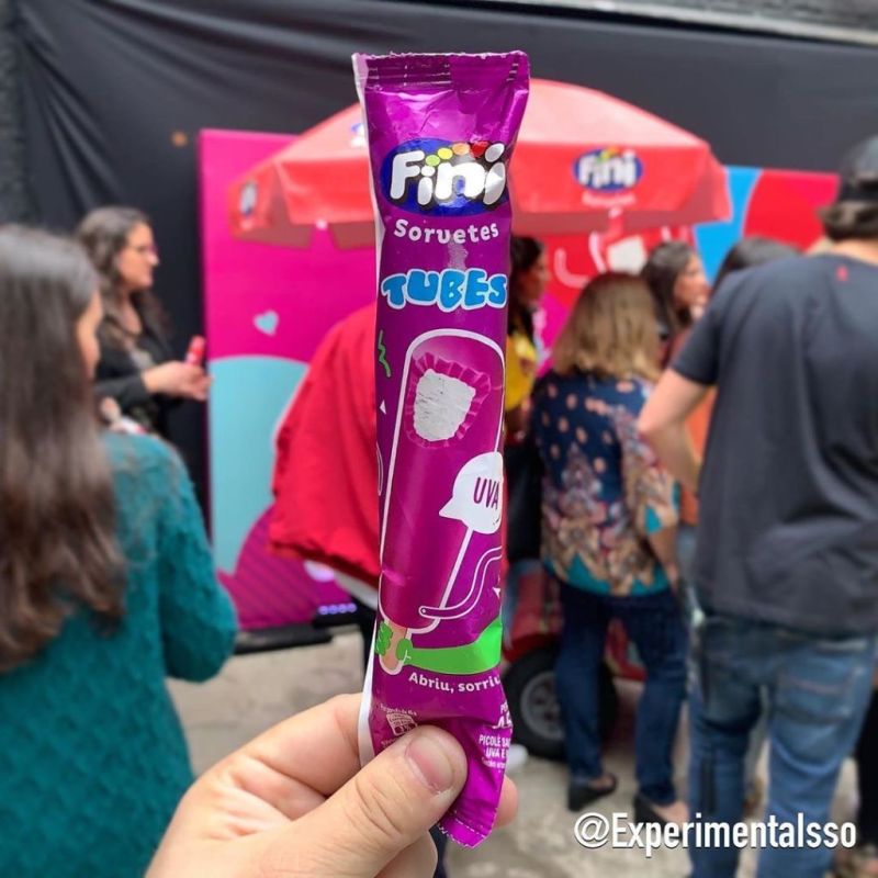 🇧🇷Sorvete de Tubes Uva da FINI!