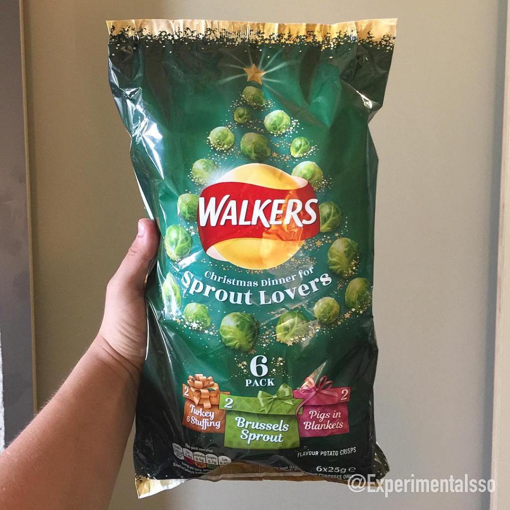 🇬🇧Lays sabor Couve de Bruxelas, Cebola com Queijo, Carne de Porco e Peru! (Londres)