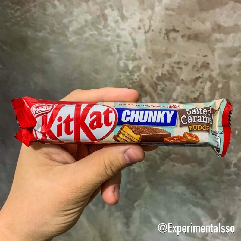🇧🇷🇺🇸 KitKat de Caramelo Salgado! 😍