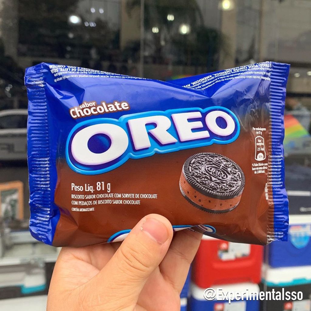 🇧🇷Sanduíche de Sorvete de OREO sabor chocolate!😱