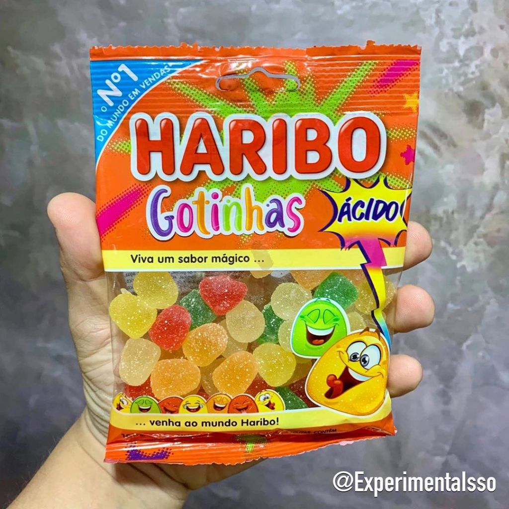 🇧🇷Haribo Gotinhas Ácidas! 😋