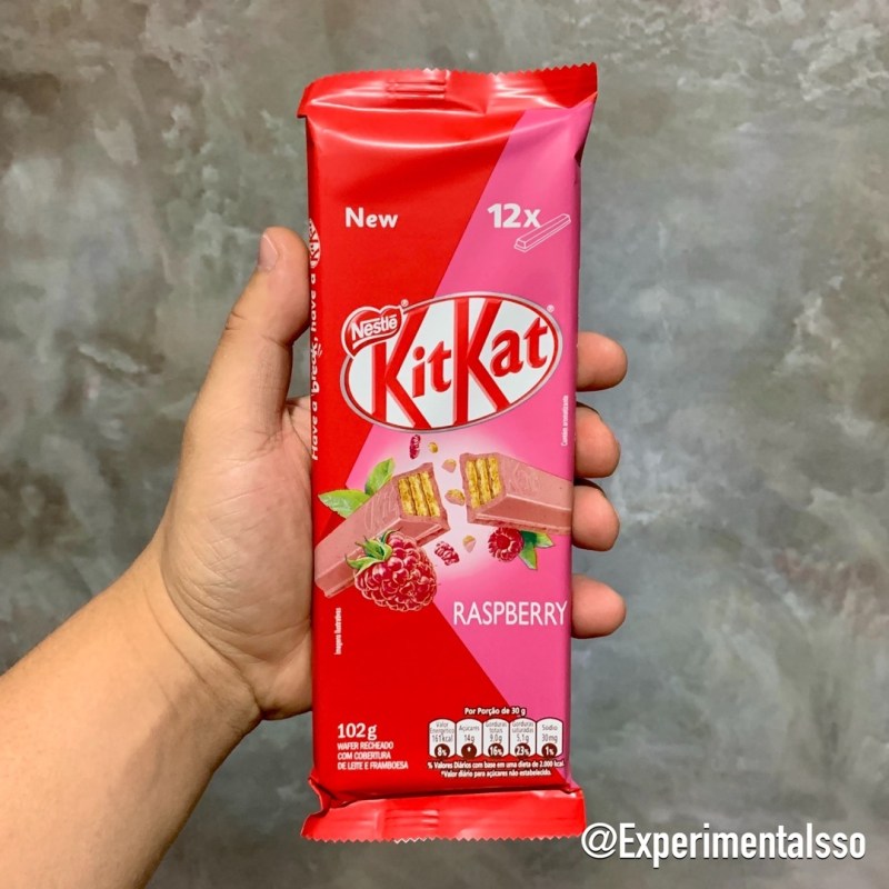 🇧🇷KitKat de Framboesa! 😋