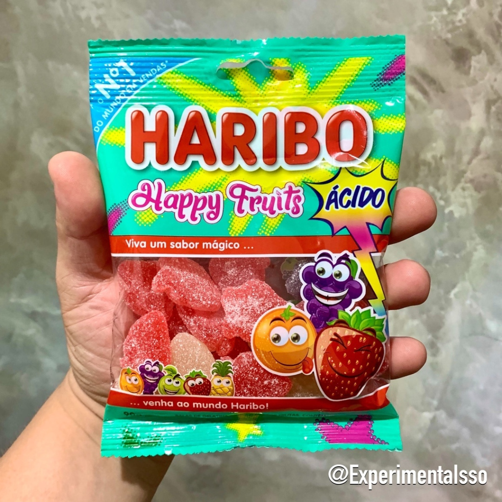 🇧🇷Haribo Happy Fruits Ácido 😄