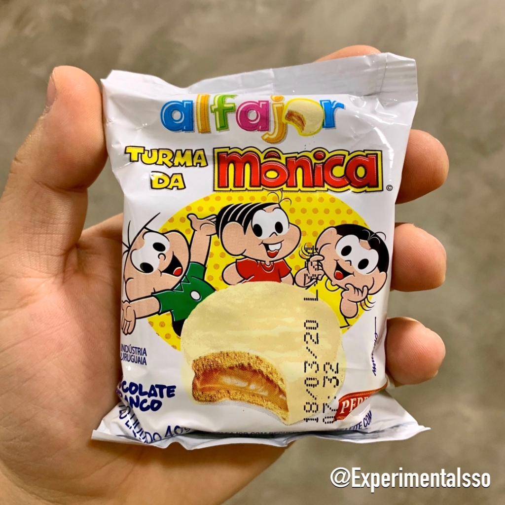 🇧🇷Alfajor Turma da Mônica com Chocolate Branco! 😍