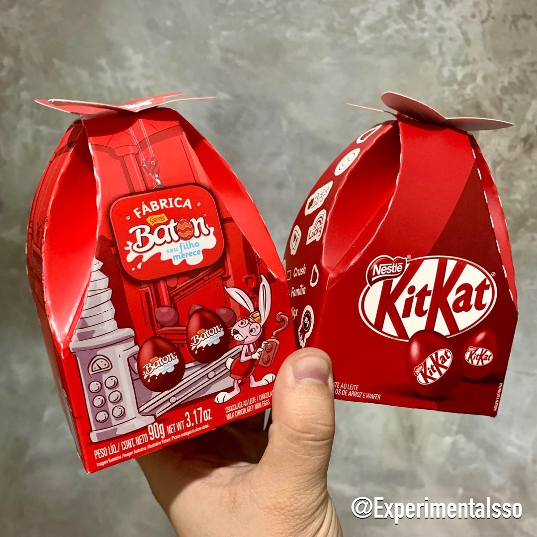 🇧🇷Mini ovinhos de KitKat e Baton😋😋