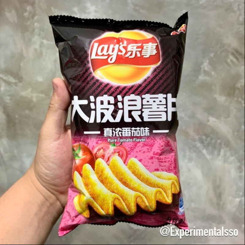 🇨🇳 🇧🇷Lay’s de Tomate 🍅 🤔