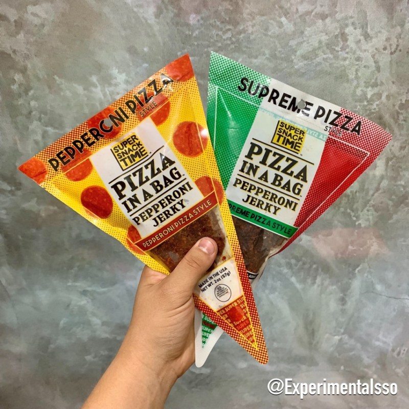 🇺🇸Pizza desidratada? 🤔 (Pizza in a Bag – Pepperoni Jerky)