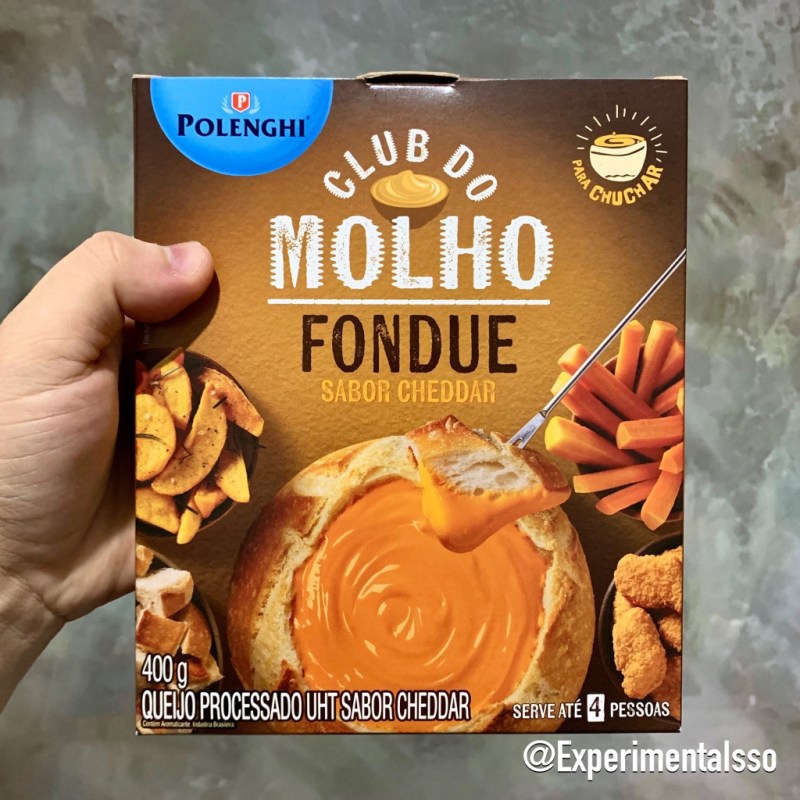🇧🇷Clube do Molho – Fondue de Cheddar Polenghi😍
