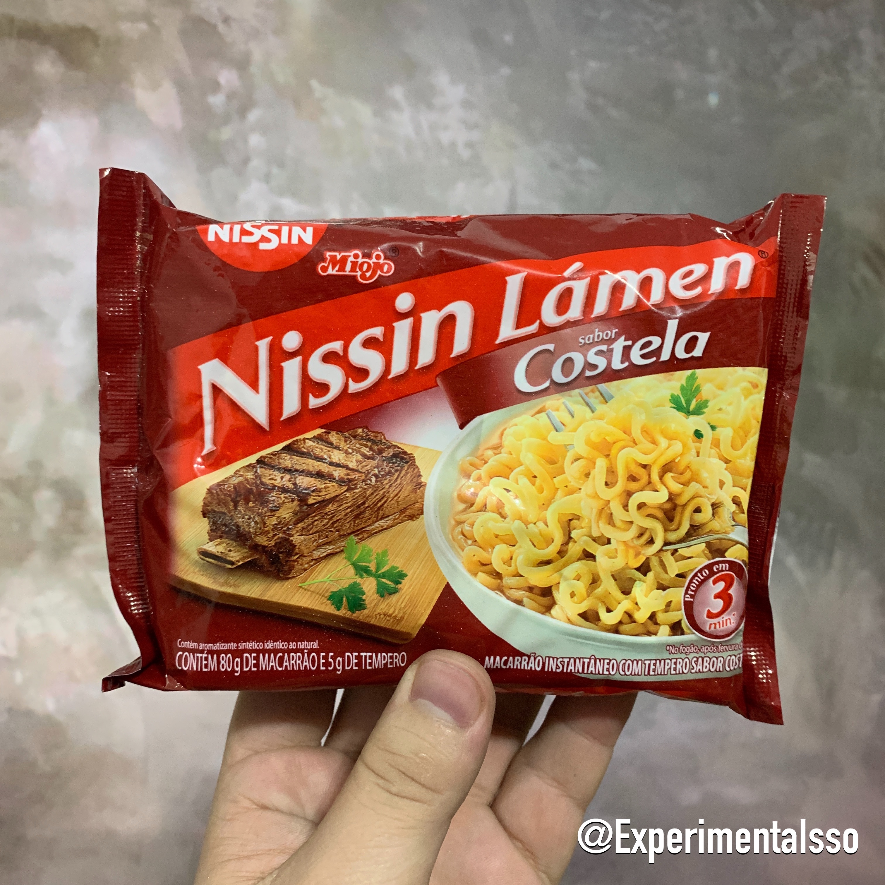 🇧🇷Nissin Lámen sabor Costela (Brasil, 2020)