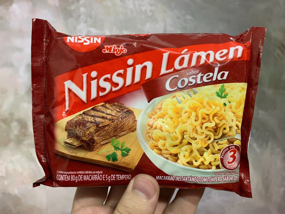 🇧🇷Nissin Lámen sabor Costela (Brasil, 2020)