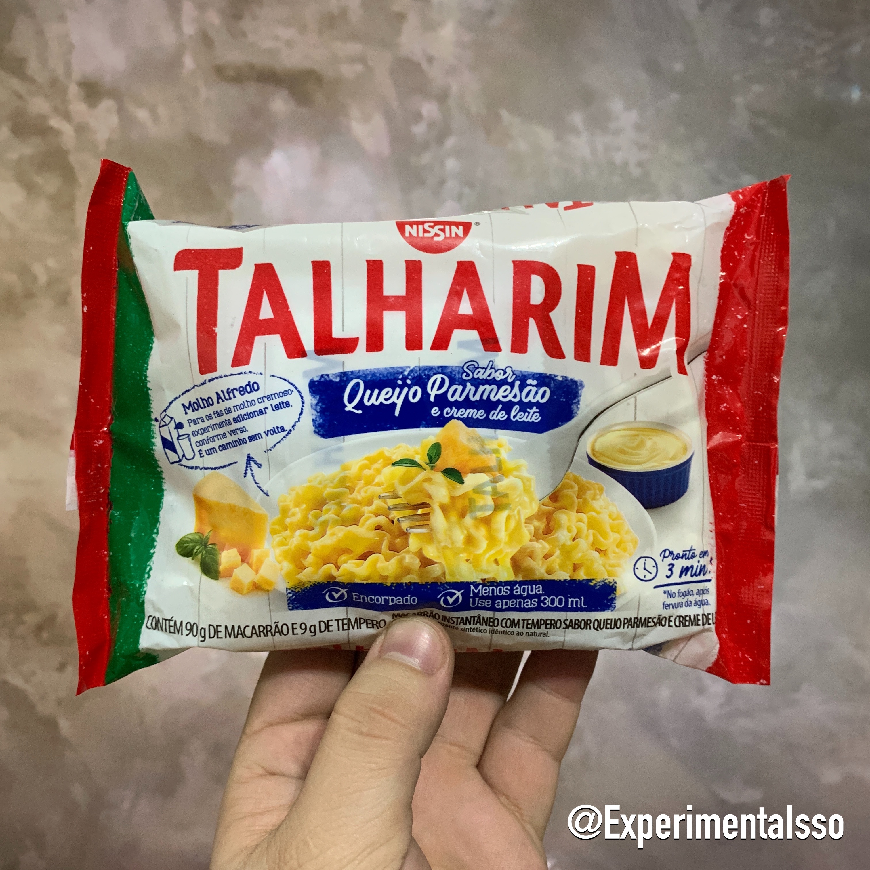 🇧🇷Talharim Queijo Parmesão e Creme de Leite