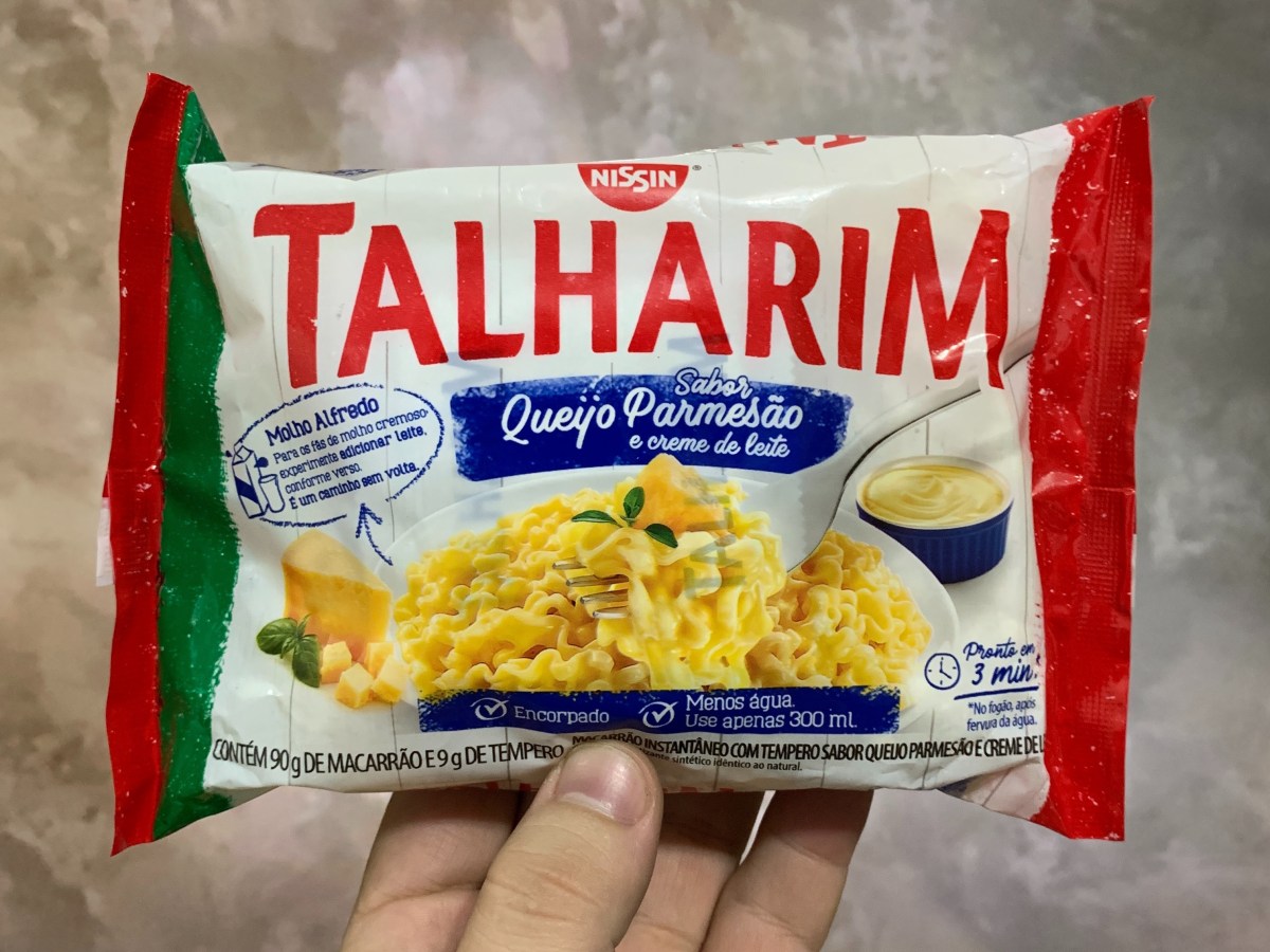 🇧🇷Talharim Queijo Parmesão e Creme de Leite